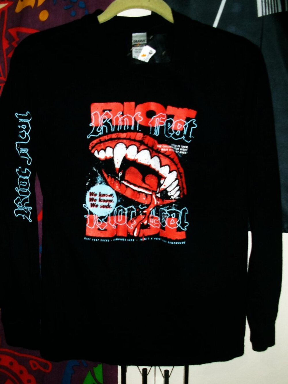riot fest sept 17th - 19th douglas park chicago 2021 long sleeve tee woman - fun